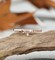 Moissanite rose gold wedding band, minimalist personalized gift, Cubic Zirconia wedding ring, vintage valentines gifts, promise bridal ring product 1